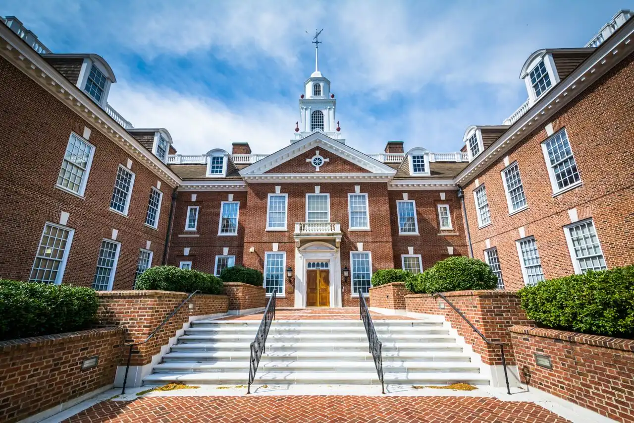 Delaware State Capitol building in Dover